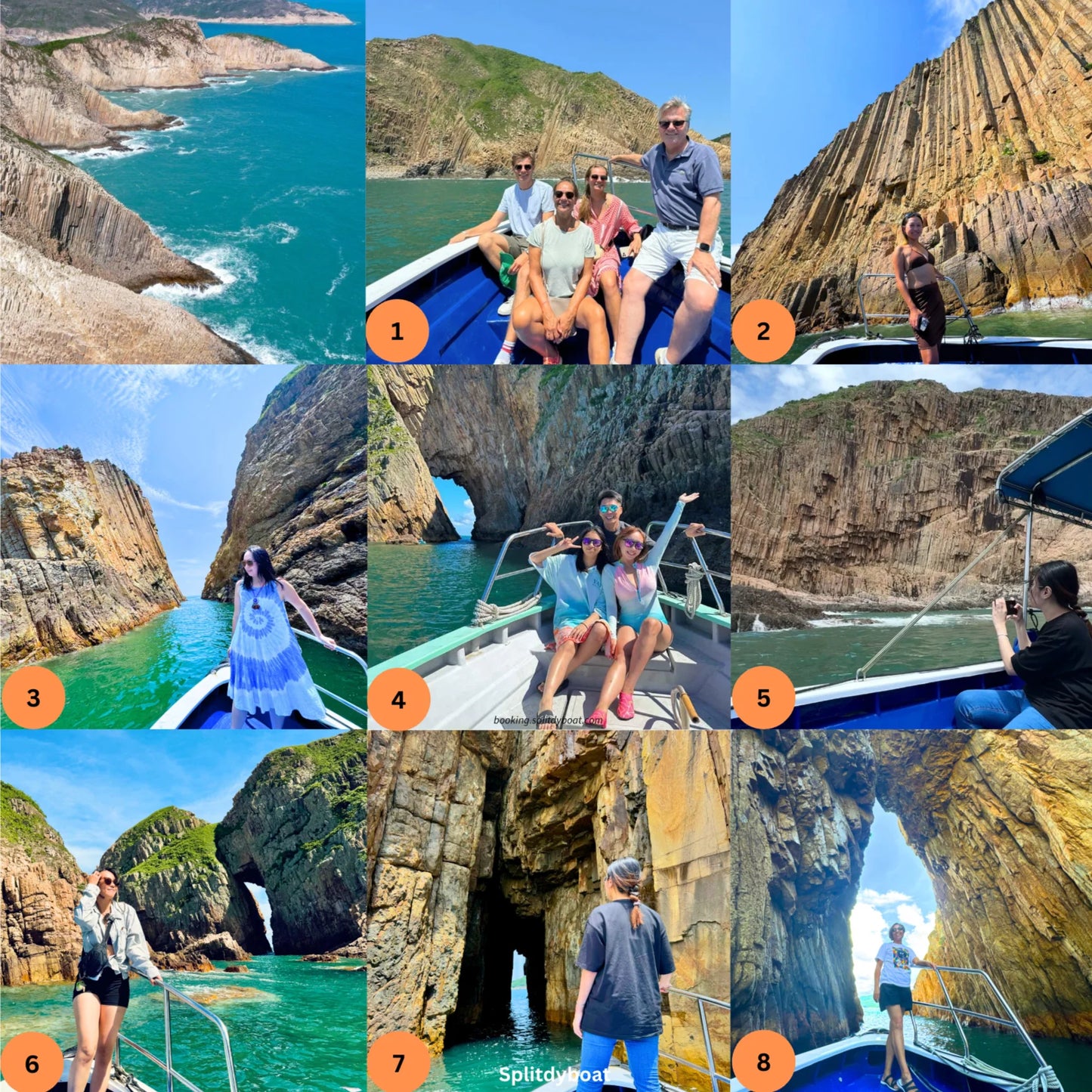 Hong Kong Geopark Four Sea Arches Volcano Sightseeing Speedboat Tour (2hrs)