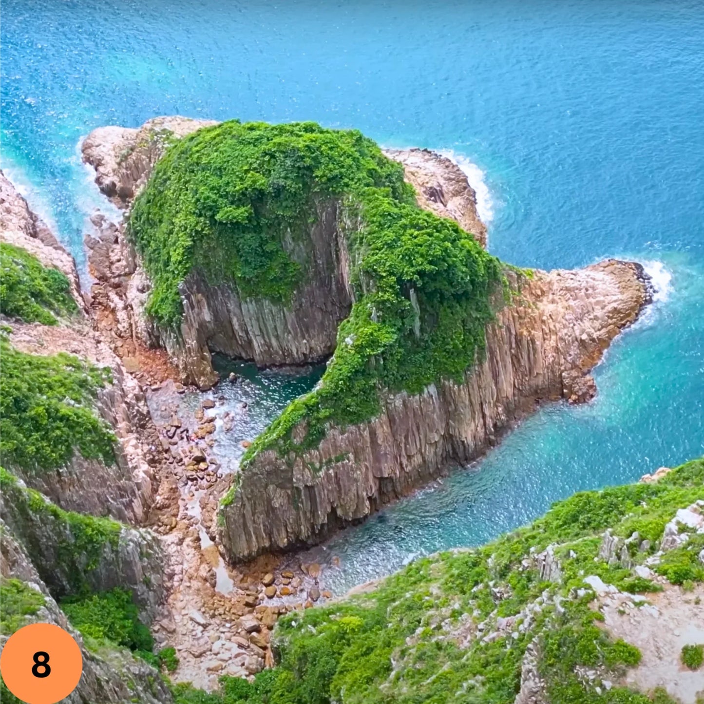 Hong Kong Geopark Double Sea Arches Volcano Coasteering Experience (2.5hrs)